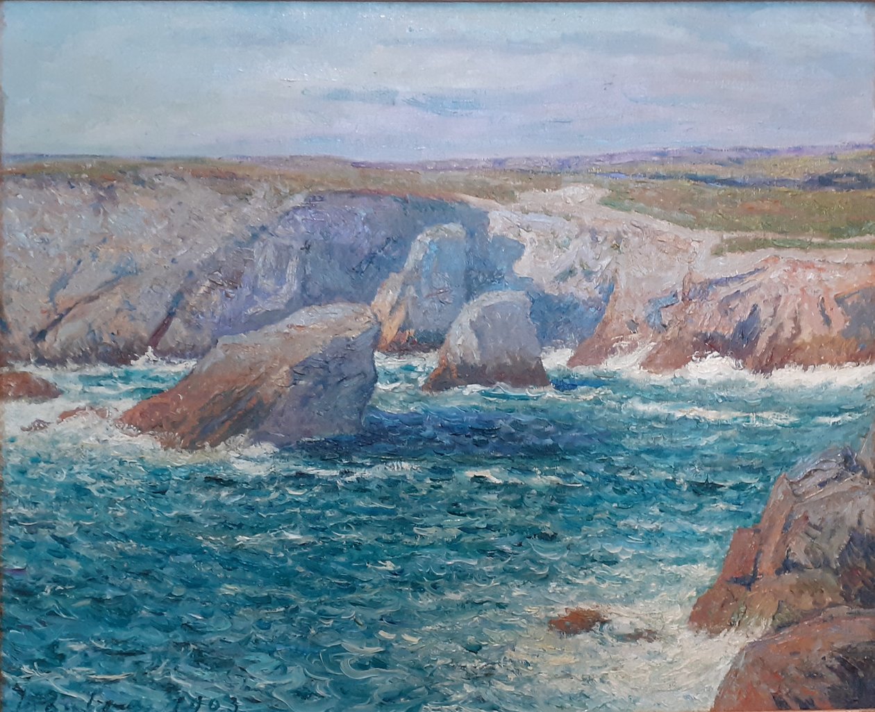 La crique, vad part, Quiberon alkotó: Maxime Maufra