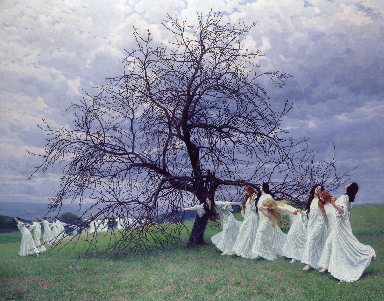 Fruhlingsreigen (Tavasz éneke) alkotó: Maximilian Lenz