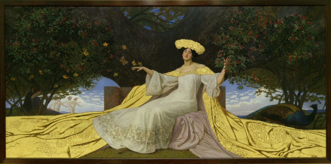 Tavasz (olaj, vászon) alkotó: Maximilian Lenz