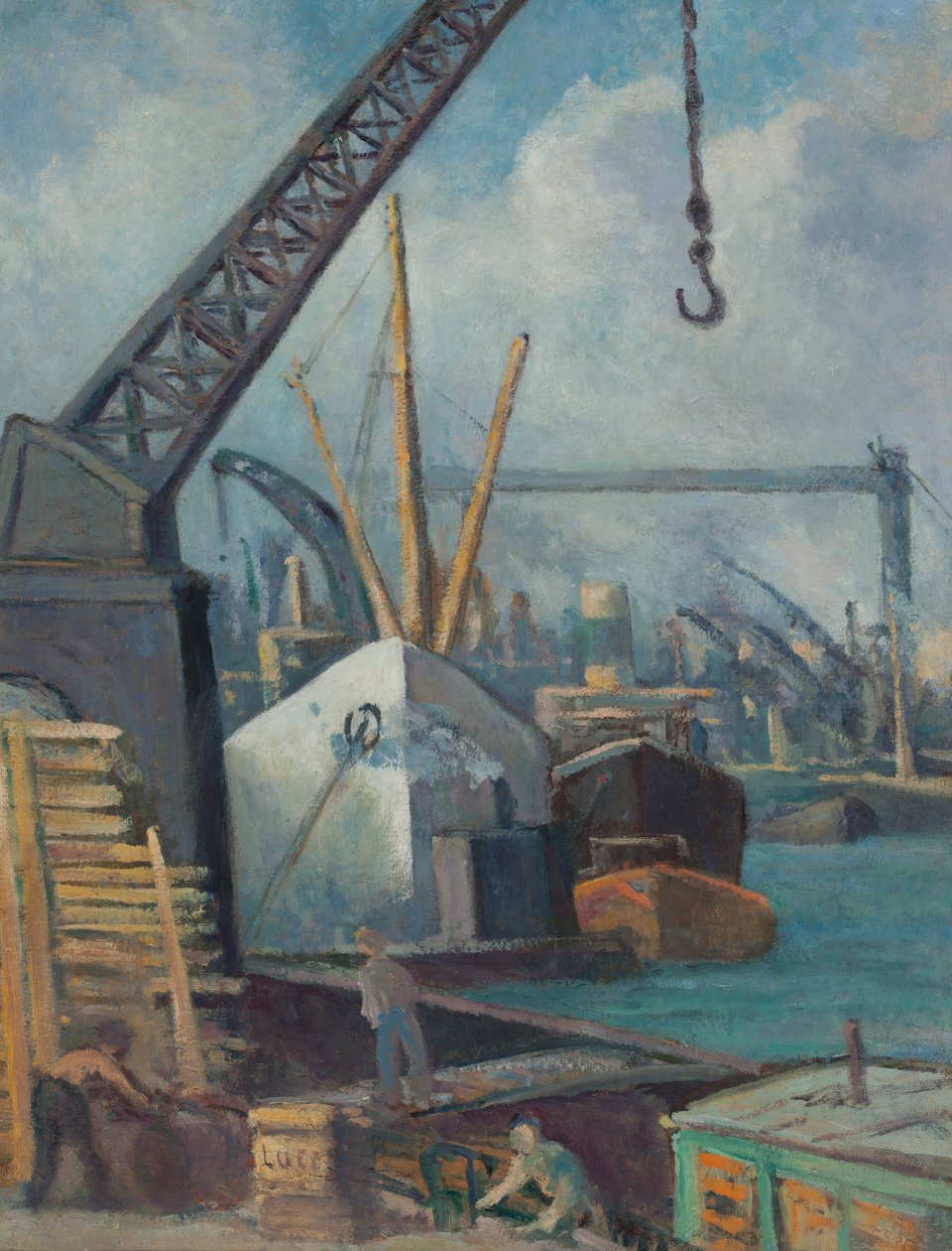 A roueni kikötő alkotó: Maximilien Luce