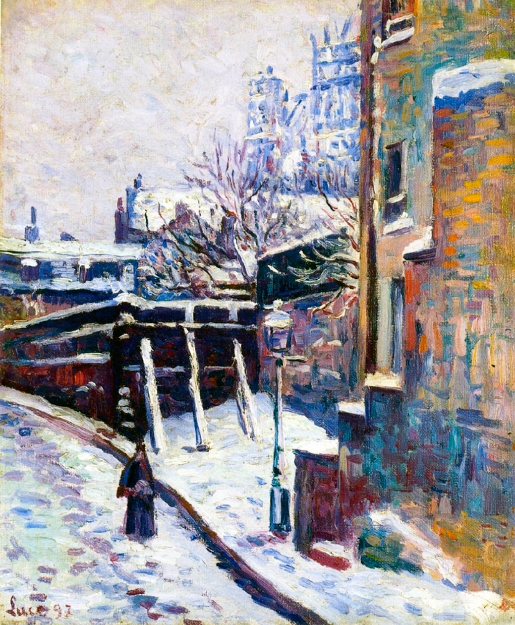 Montmartre, Párizs, 1897 alkotó: Maximilien Luce