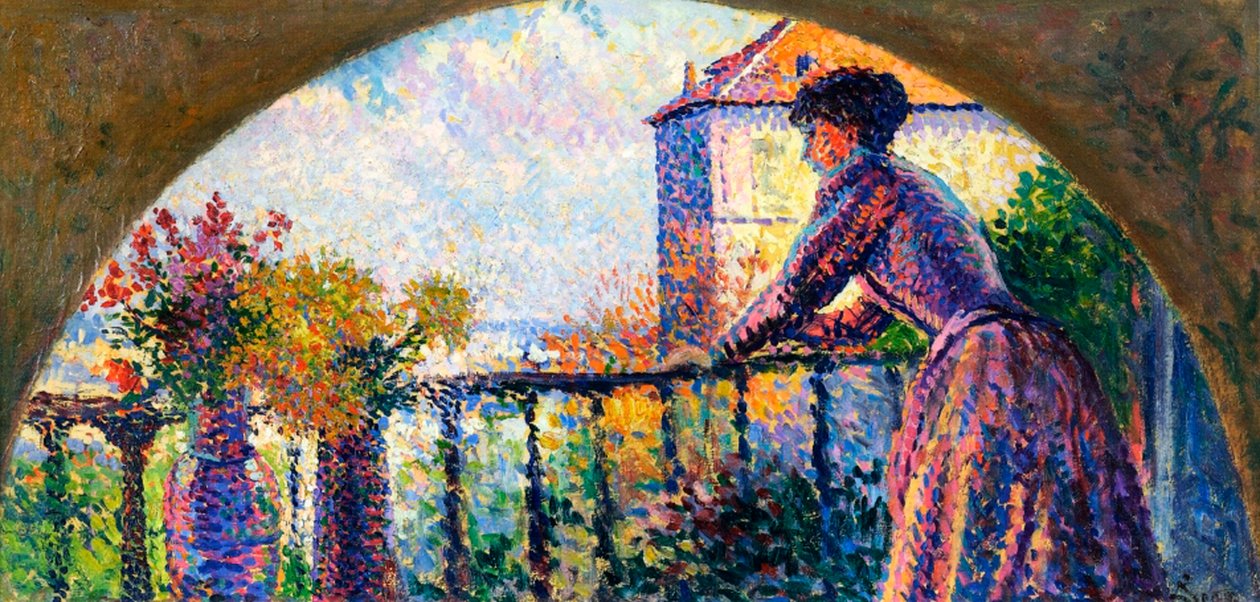 A művész felesége, Rue Cortot, Párizs, 1893 alkotó: Maximilien Luce