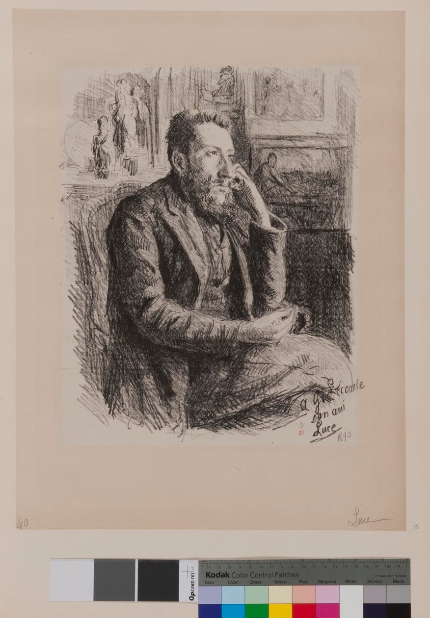 Georges Lecomte-nak alkotó: Maximilien Luce