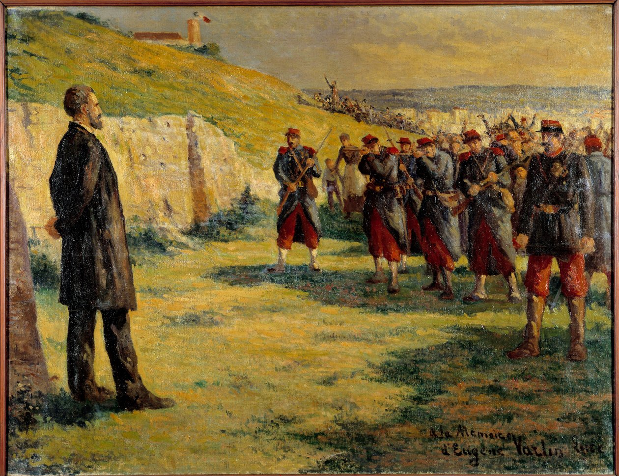 Commune de Paris: „” Eugene Varlin halála alkotó: Maximilien Luce