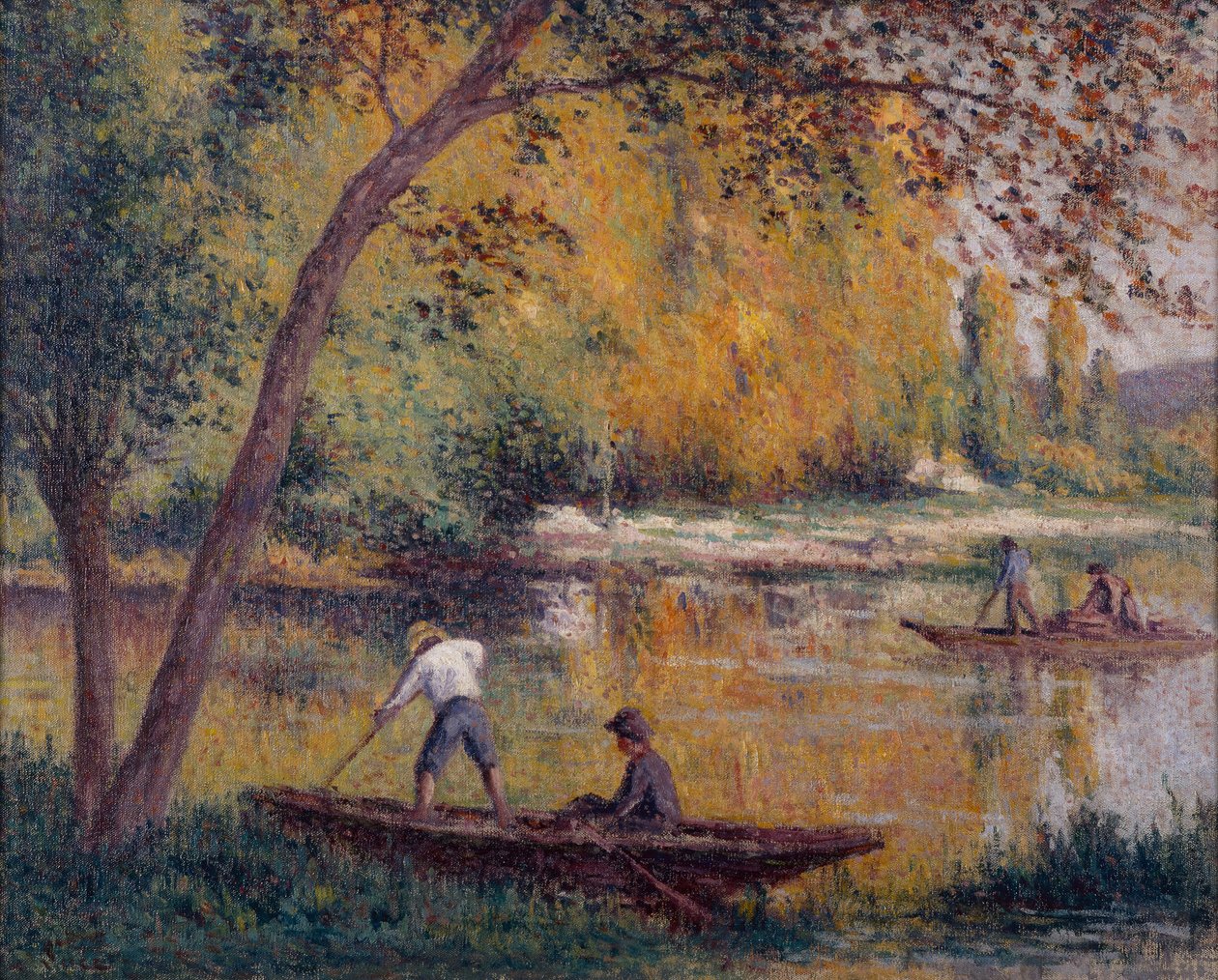 Driftwood gyűjtők a gyógyuláson alkotó: Maximilien Luce