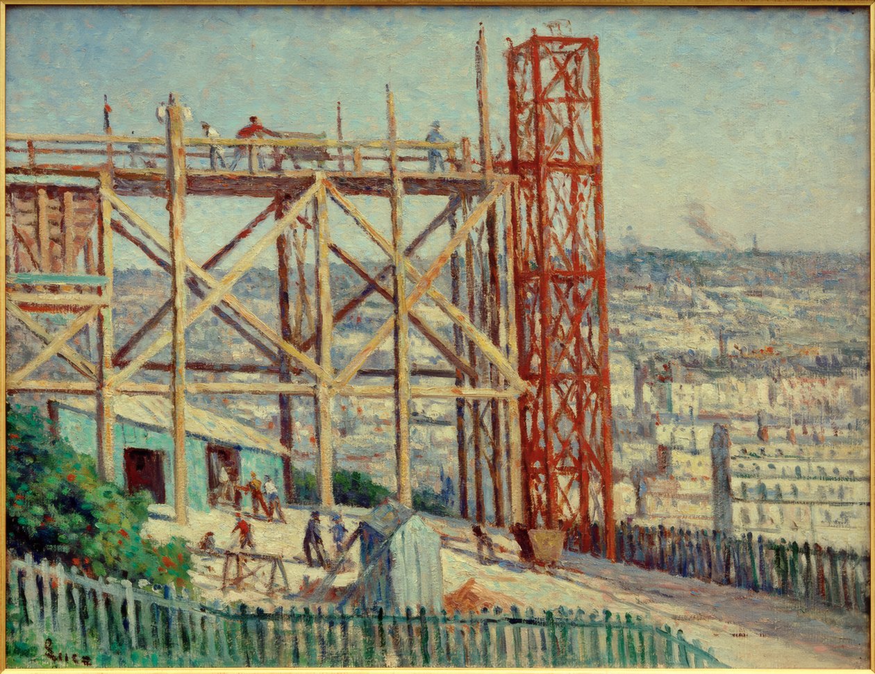 A Sacré-Coeur építése alkotó: Maximilien Luce