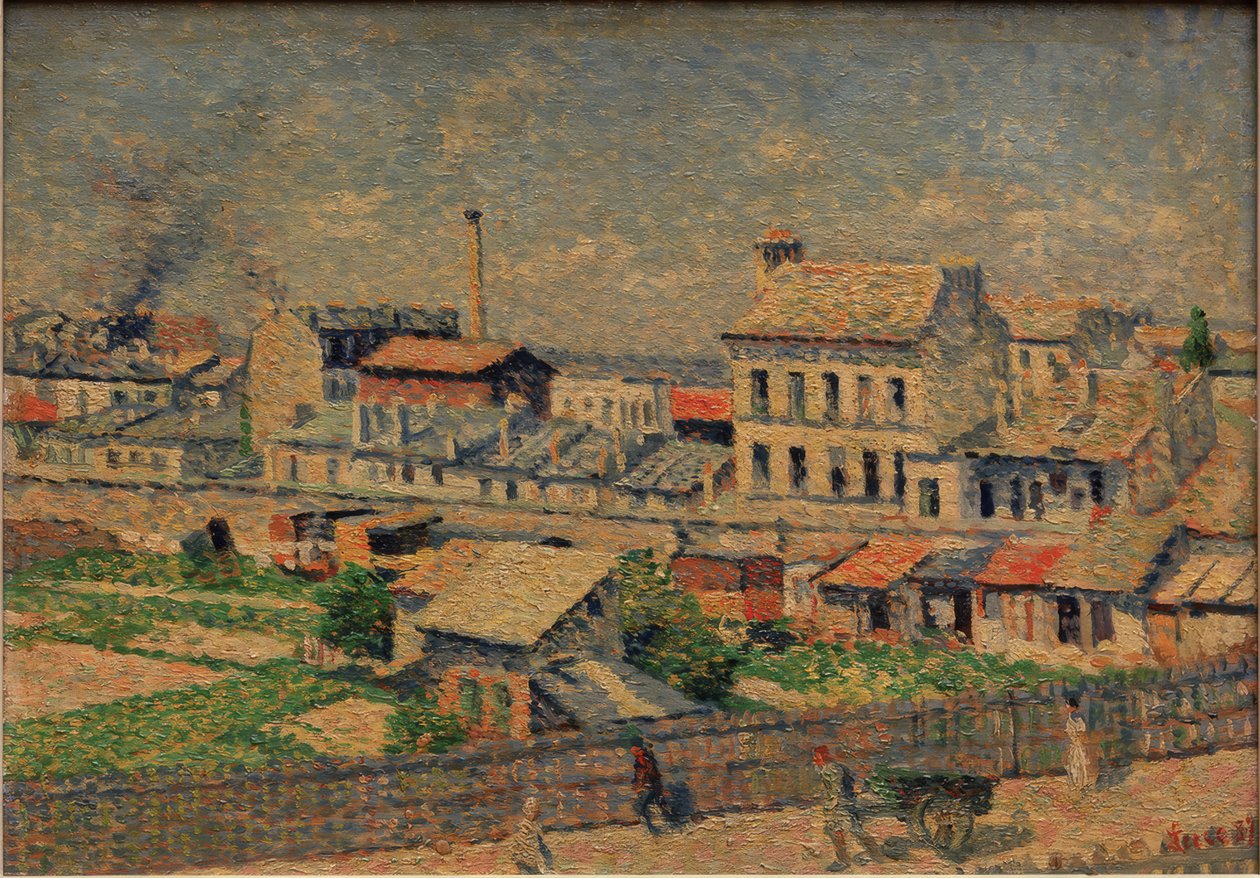 Rue Damrémont Montmartre-ban alkotó: Maximilien Luce