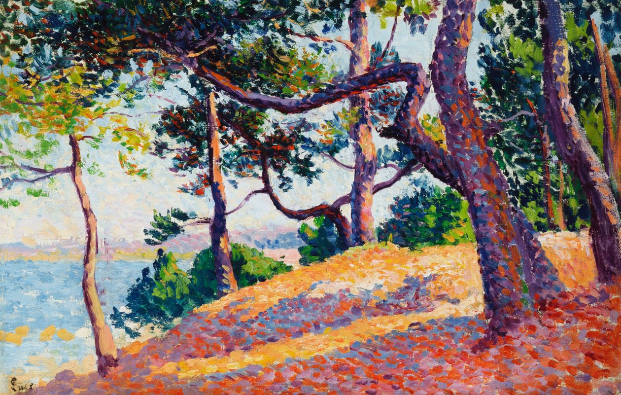 Saint-Tropez-i táj, 1892 alkotó: Maximilien Luce