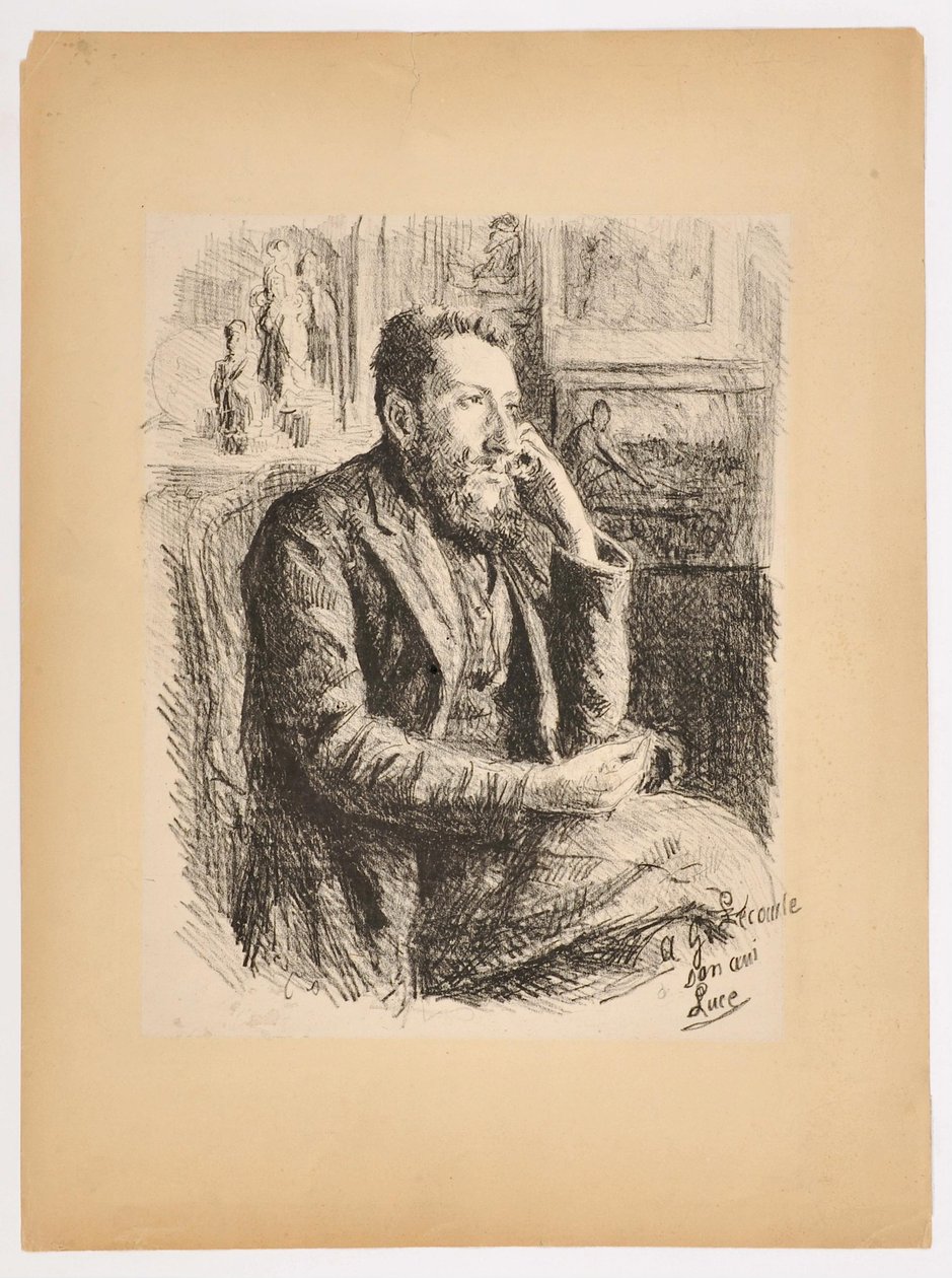 Georges Lecomte portréja alkotó: Maximilien Luce