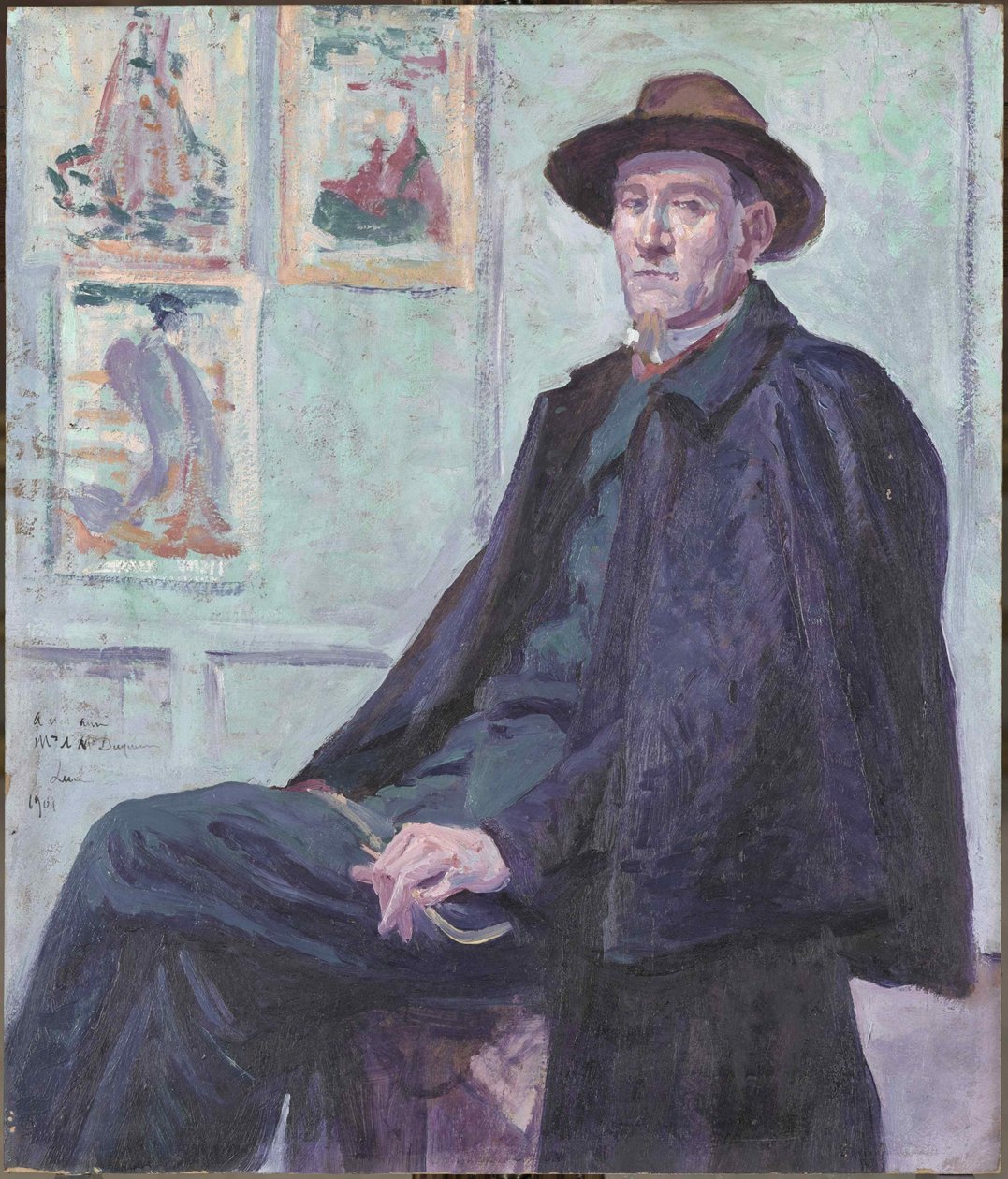 Felix Fénéon portréja, 1901. alkotó: Maximilien Luce