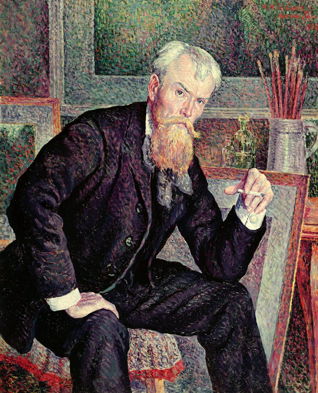 Henri Edmond Cross (1856-1910) portréja, 1898 (lásd: 20769) alkotó: Maximilien Luce
