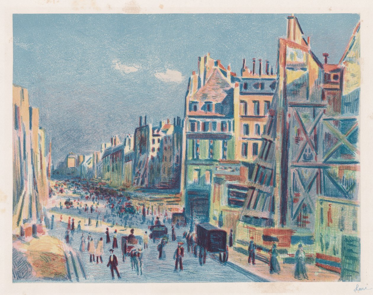 Reamur utca alkotó: Maximilien Luce