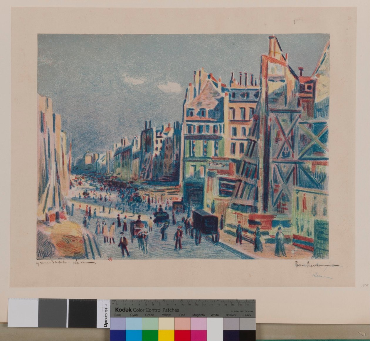 Rue Réaumur alkotó: Maximilien Luce