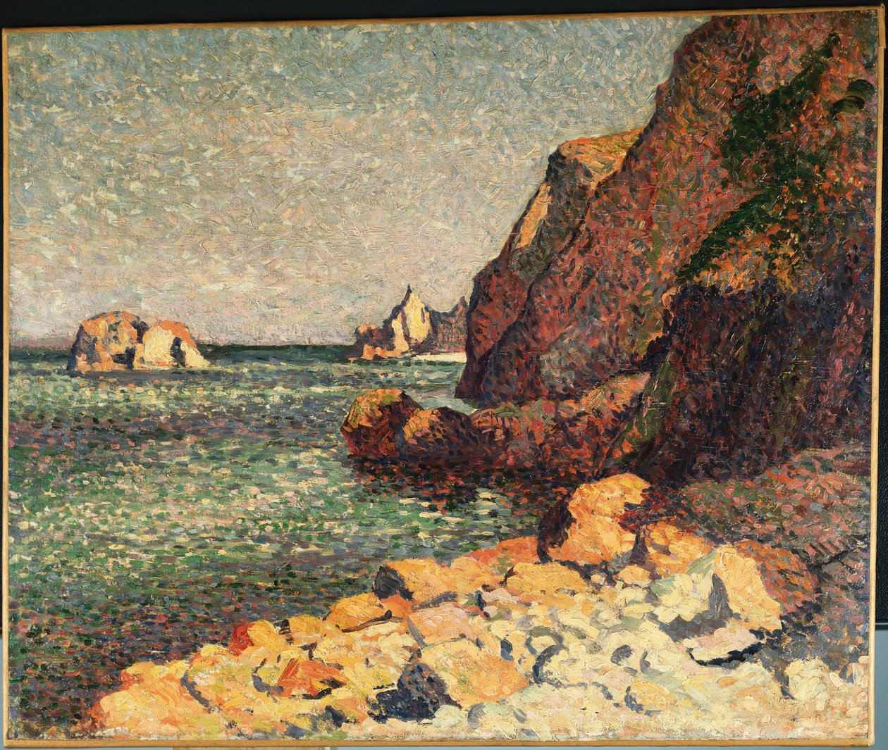 Tenger és sziklák, Agay, 1893 alkotó: Maximilien Luce