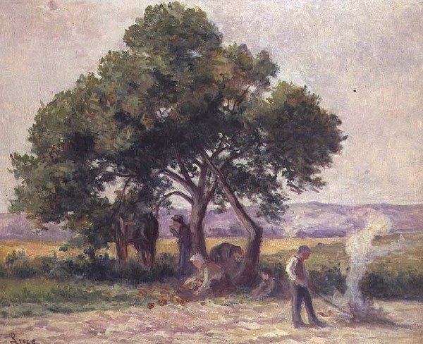 Az Almafák alkotó: Maximilien Luce