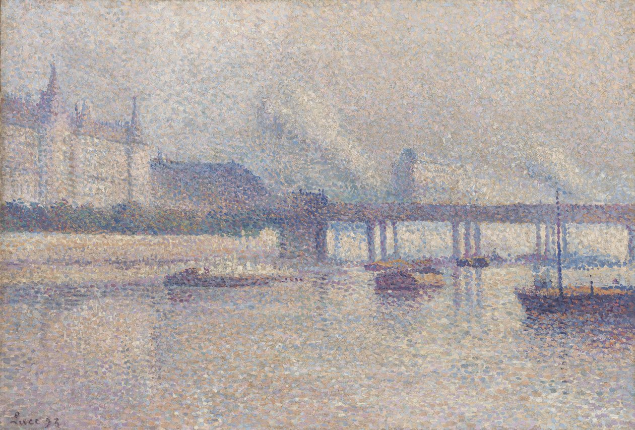 A Szajna partja Párizsban, 1893 alkotó: Maximilien Luce