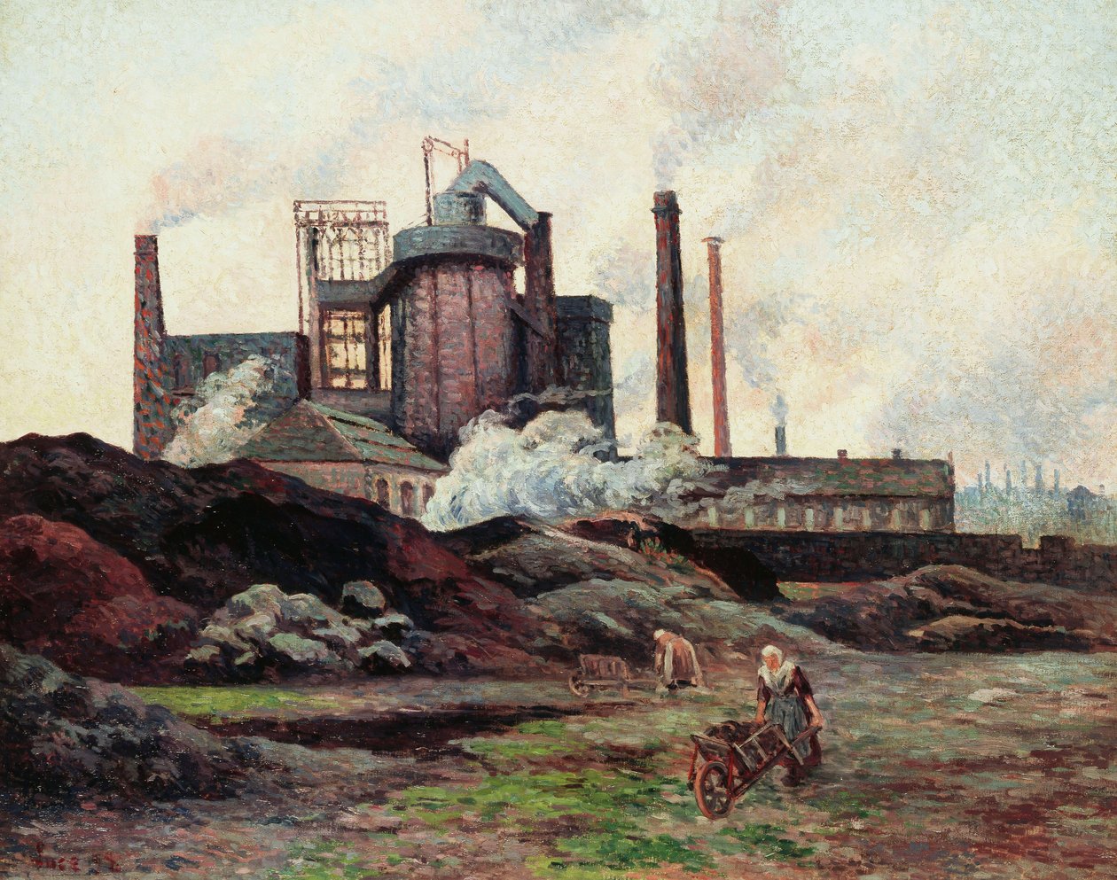 A gyár, 1898 alkotó: Maximilien Luce