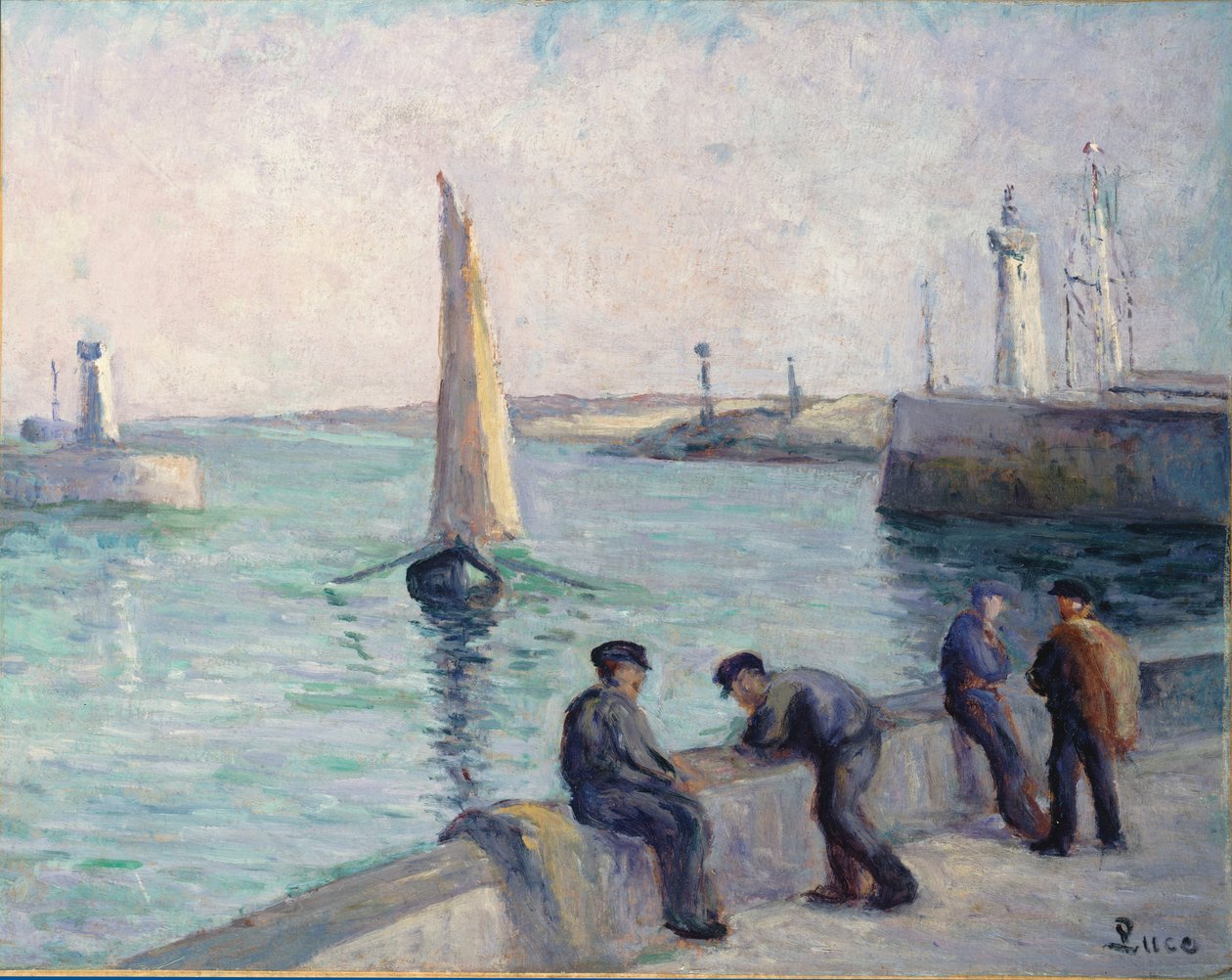 A halászok a kikötőben, 1920 körül alkotó: Maximilien Luce