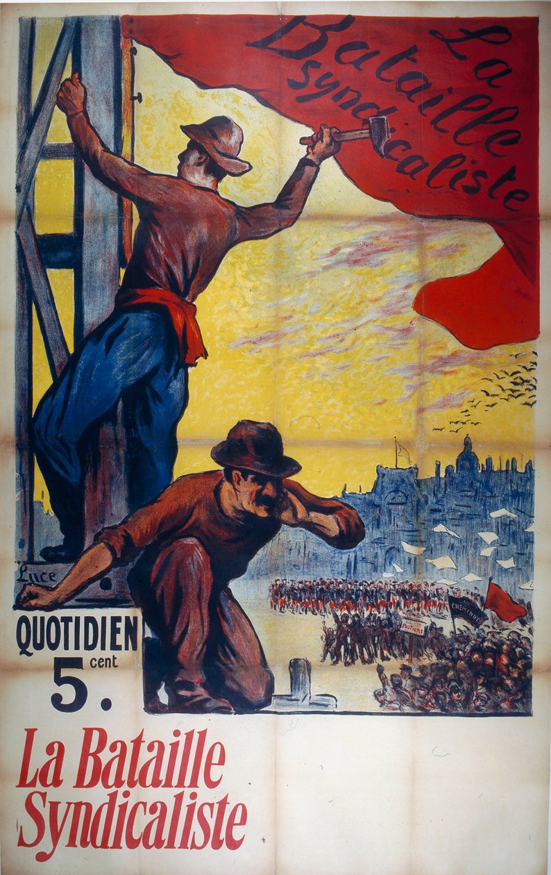 The Journal La Bataille syndicaliste 1911. április 27., 1911. alkotó: Maximilien Luce
