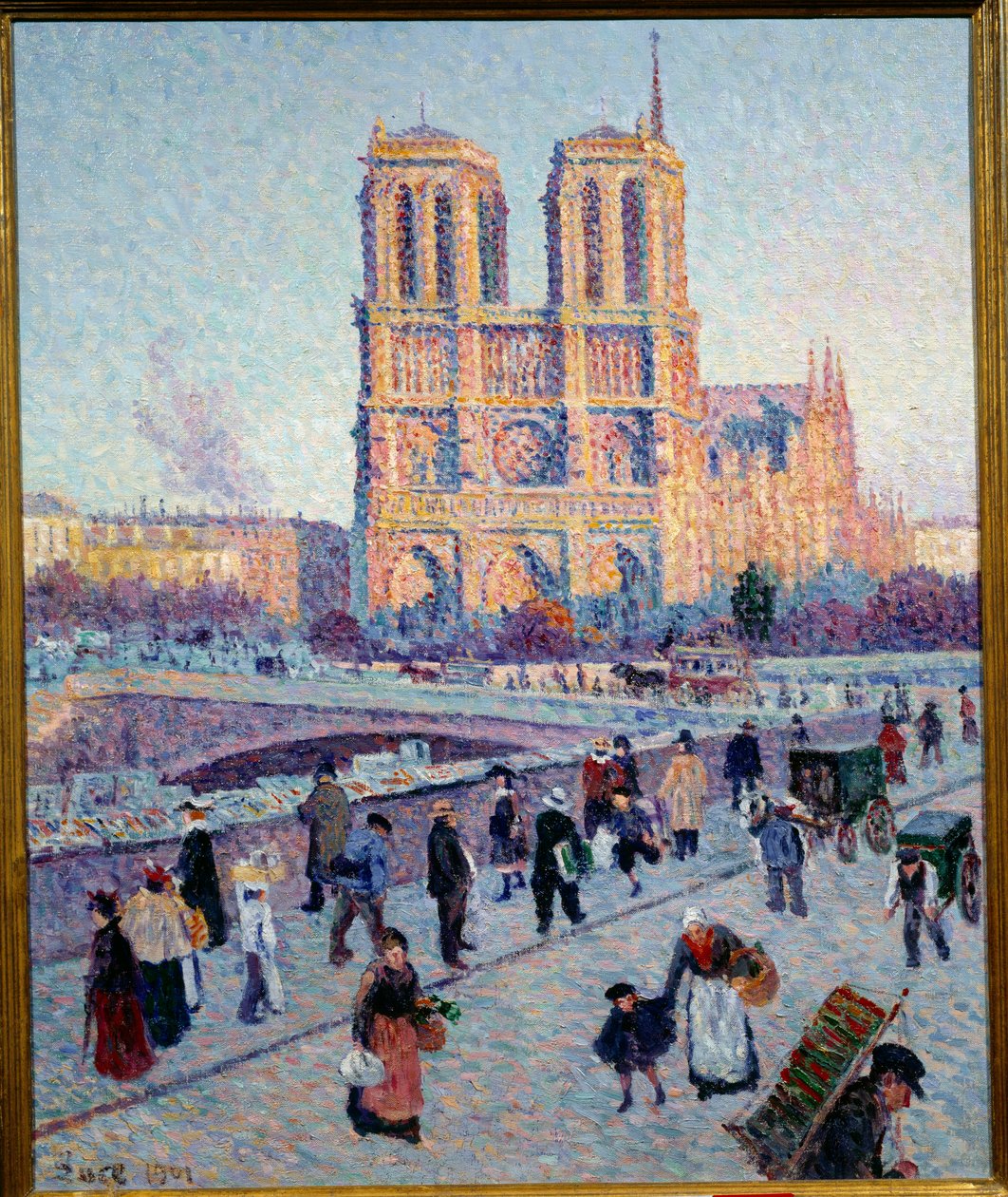 A Quai Saint Michel és a Notre Dame alkotó: Maximilien Luce