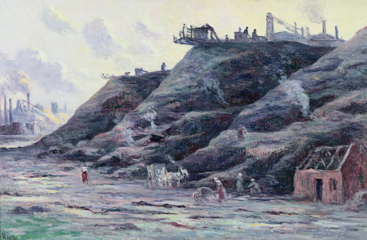 A salakhegy, 1896 alkotó: Maximilien Luce