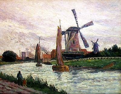 A szélmalom alkotó: Maximilien Luce