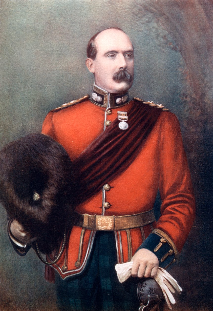 AW Thorneycroft alezredes, Thorneycroft lovas gyalogságának parancsnoka, 1902. alkotó: Mayall
