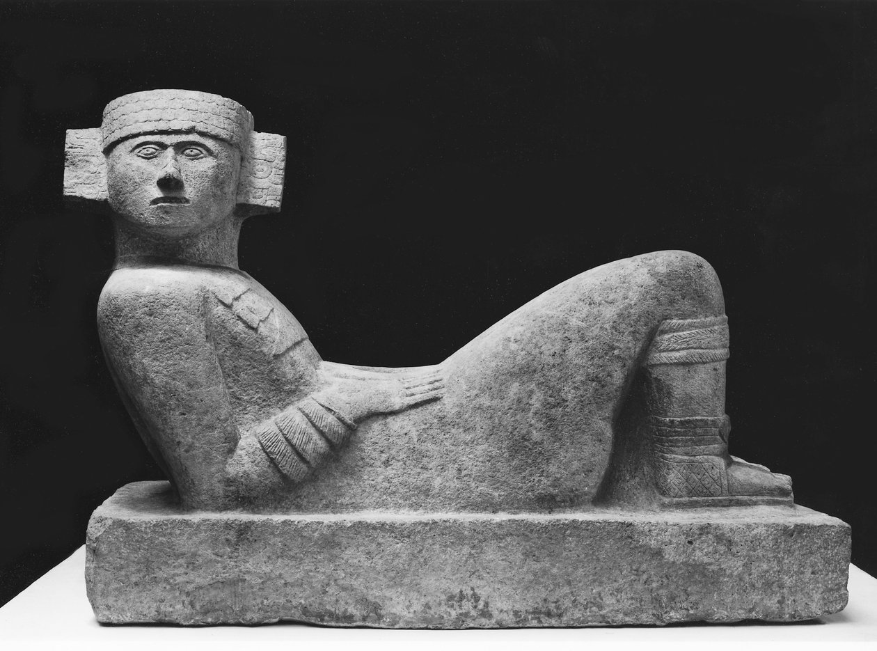 Chac-Mool, Chichen-Itza, Yucatán, i.e. 987-1185 körül (mészkő) alkotó: Mayan