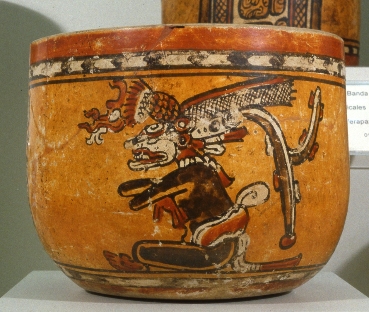 Temetkezési váza (kerámia) alkotó: Mayan