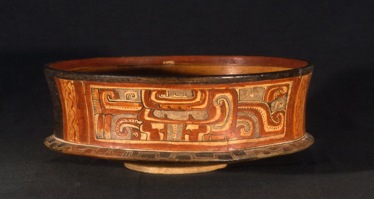 Temetkezési edény (kerámia) alkotó: Mayan