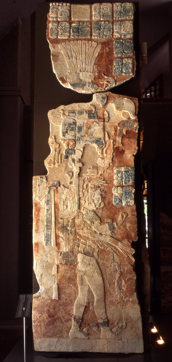 Pacal király Stela 12 alkotó: Mayan