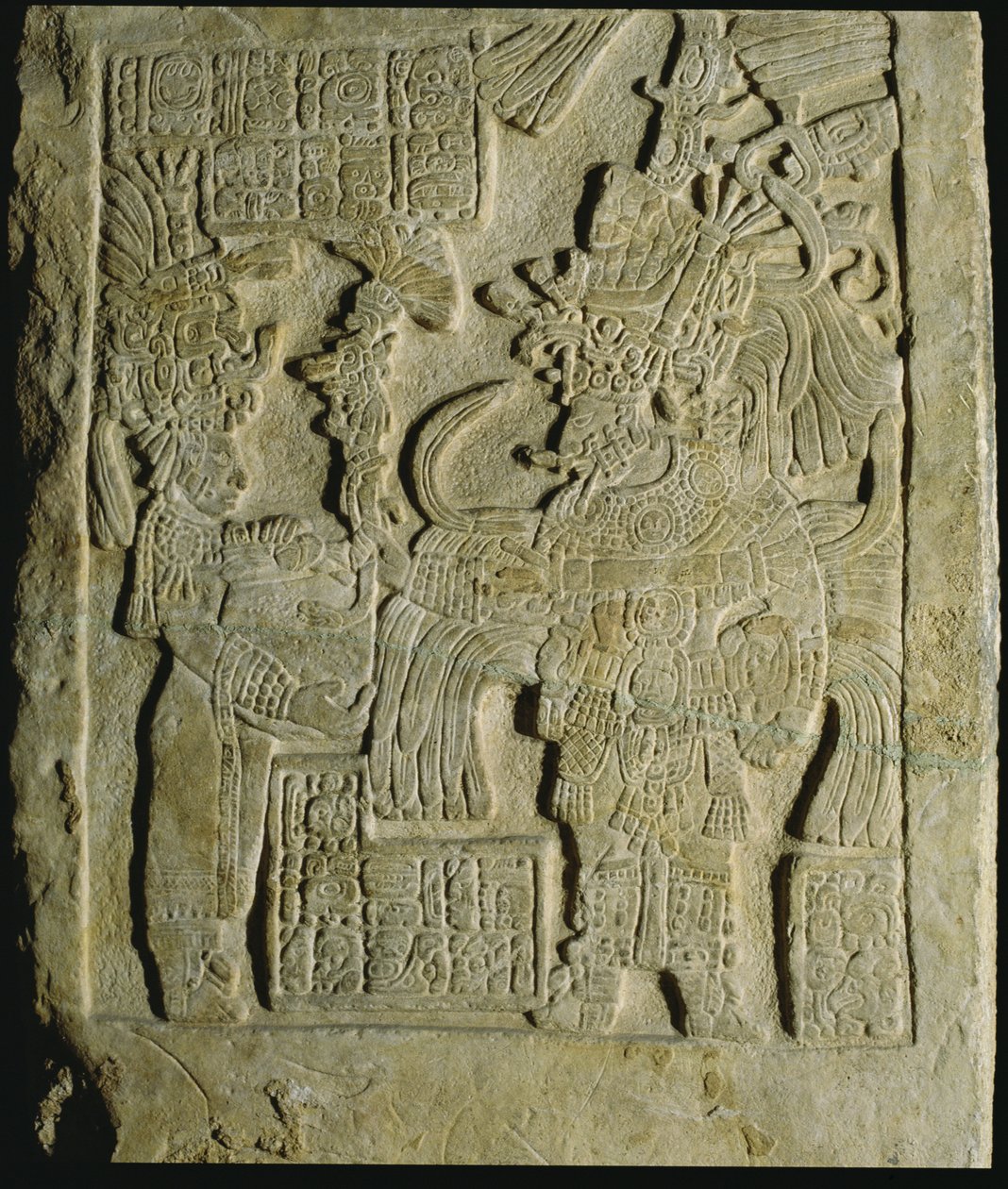 53-as karzat Yaxchilanból, Chiapas, Mexikó, késő klasszikus kor (600-900 Kr.u.) alkotó: Mayan