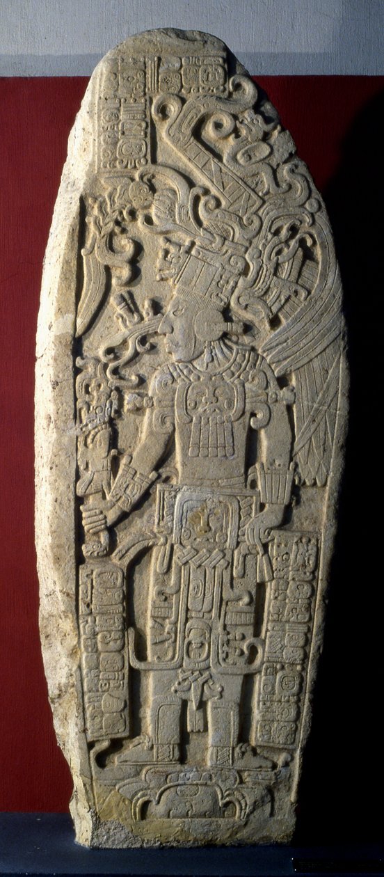 Machaquila Stela 7, késői klasszikus időszak, i.sz. 830 alkotó: Mayan