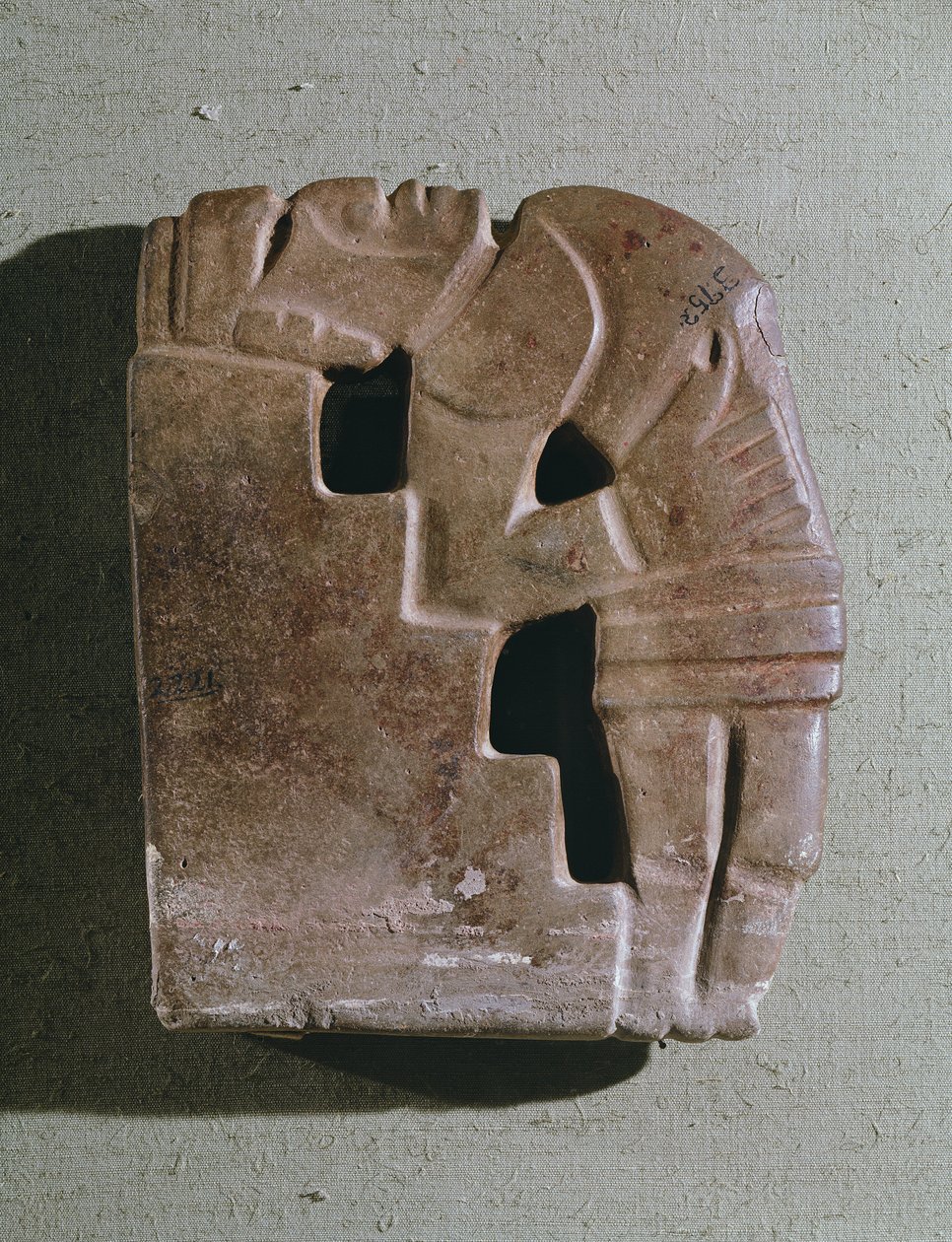 Férfi áldozati helyzetben egy lépéssel szemben, klasszikus korszak, i.sz. 250-950 alkotó: Mayan