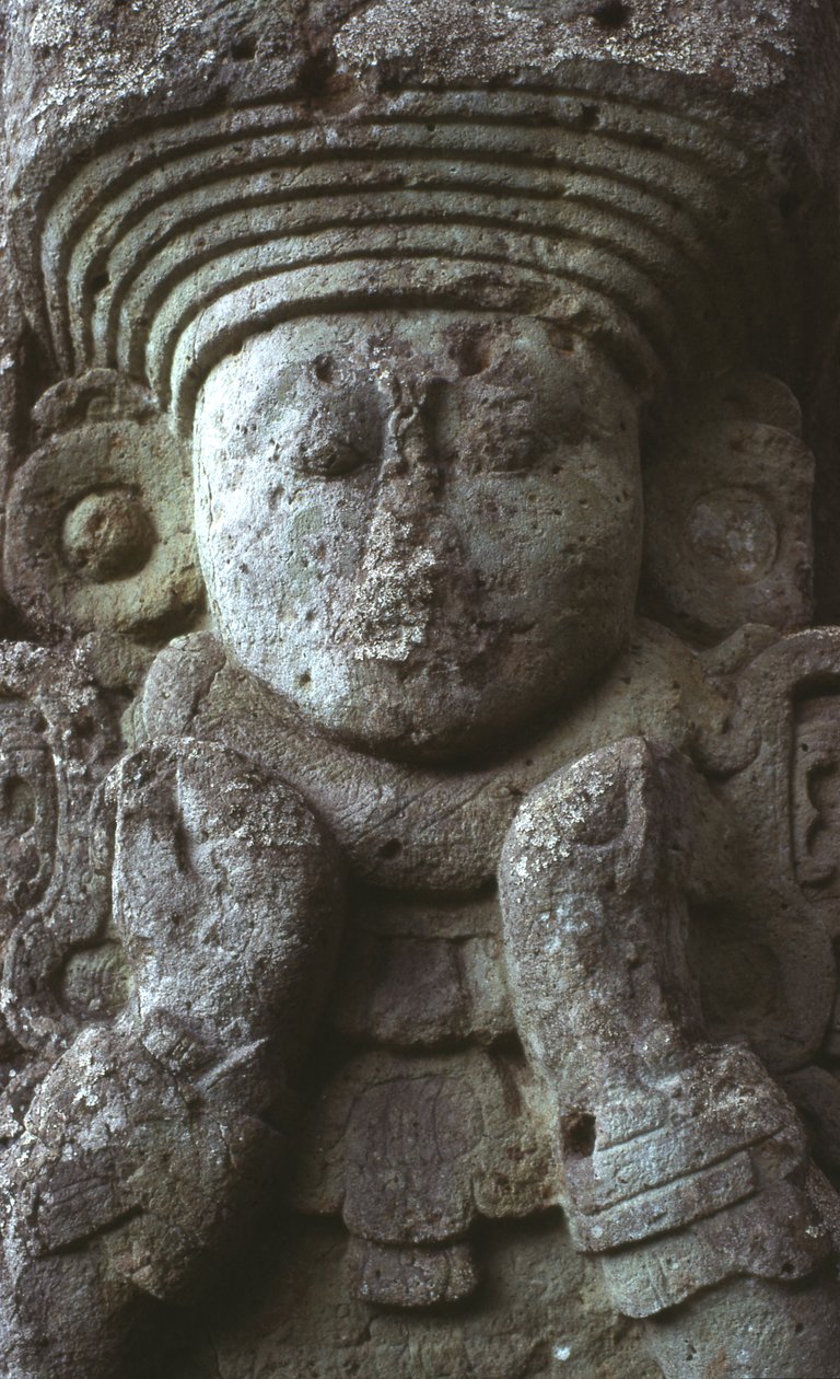 Stela 1, Copan, késői klasszikus időszak, i.sz. 667 alkotó: Mayan