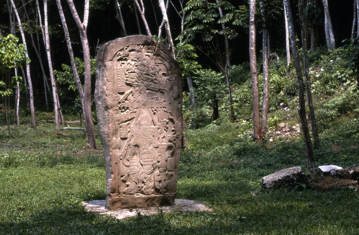 Stela 1, Terminal Classic időszak (i.sz. 830-930) alkotó: Mayan