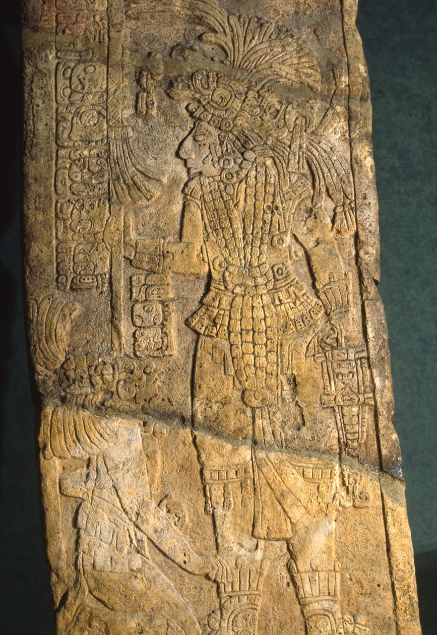 Yaxchilan, 18. sztélé, késő klasszikus kor 600-900 Kr. u. alkotó: Mayan