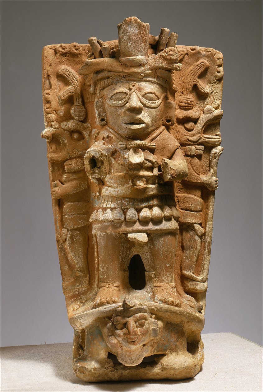 Tömörítő támogatás Mexikóból, 7.-9. század közepe (kerámia) alkotó: Mayan