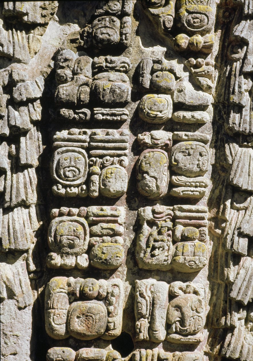 Stele A, Ceremóniák Plázája, i.sz. 731 alkotó: Mayan