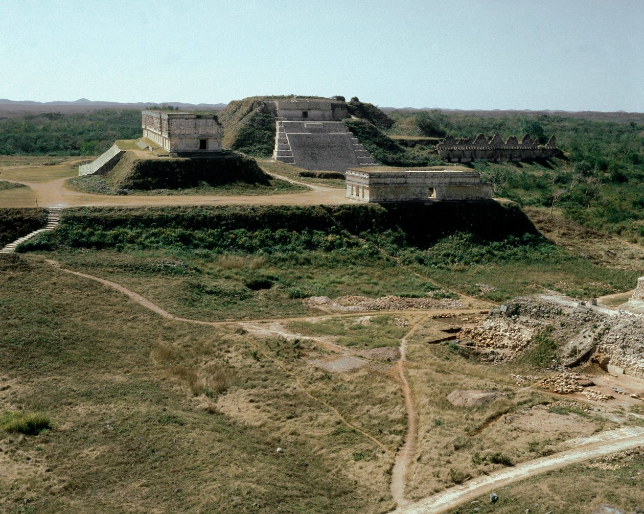A kormányzói palota látképe, 9-10 alkotó: Mayan