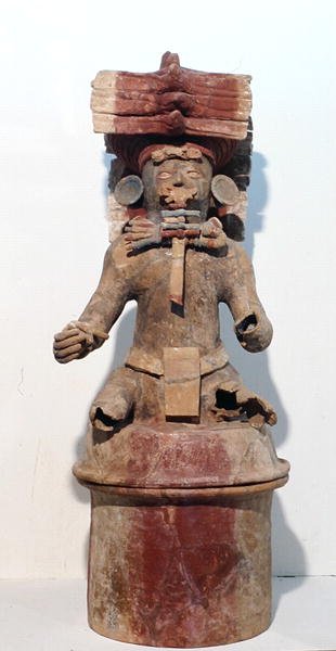 Füstölő, Copanból, Hondurasból, Közép-Amerikából, késő klasszikus időszak (i.sz. 600-900) (terrakotta) alkotó: Mayan Mayan