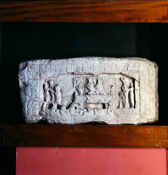 3. karzat Piedras Negrasból, Peten, Guatemala, késő klasszikus kor (600-900 Kr. u.) (kő) alkotó: Mayan Mayan