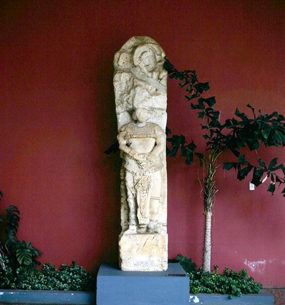 Stela 15, Piedras Negras, Peten, Guatemala, késői klasszikus időszak (i.sz. 781) (kő) alkotó: Mayan Mayan