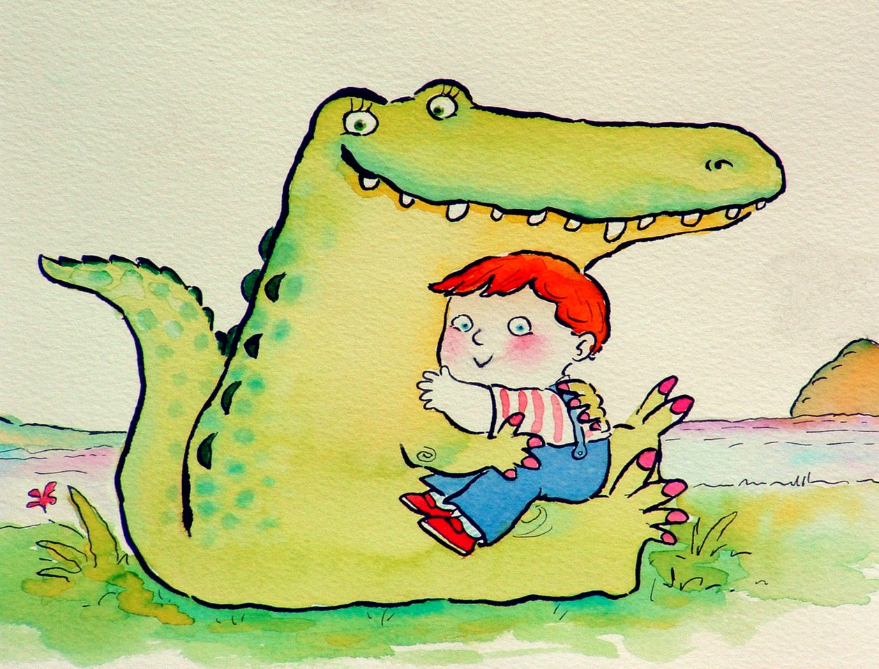 Crocodile Hug, vagy a legjobb barátok (toll és tinta és wc papíron) alkotó: Maylee Christie