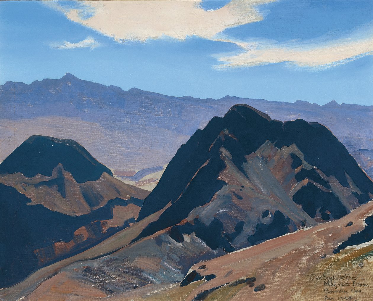 Vulkanikus hegyek alkotó: Maynard Dixon