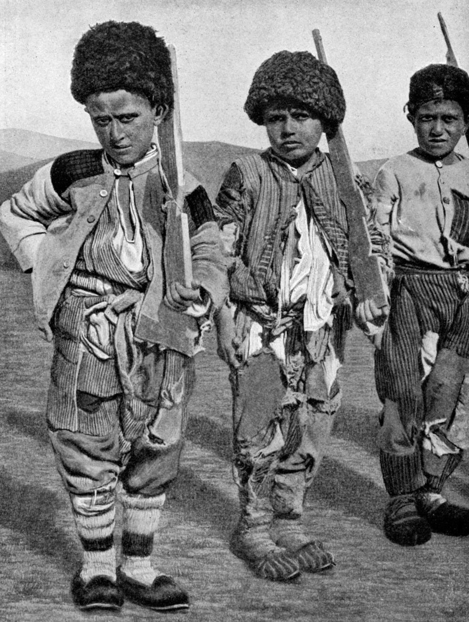 Fiúk az örményországi Artemidből, 1922. alkotó: Maynard Owen Williams