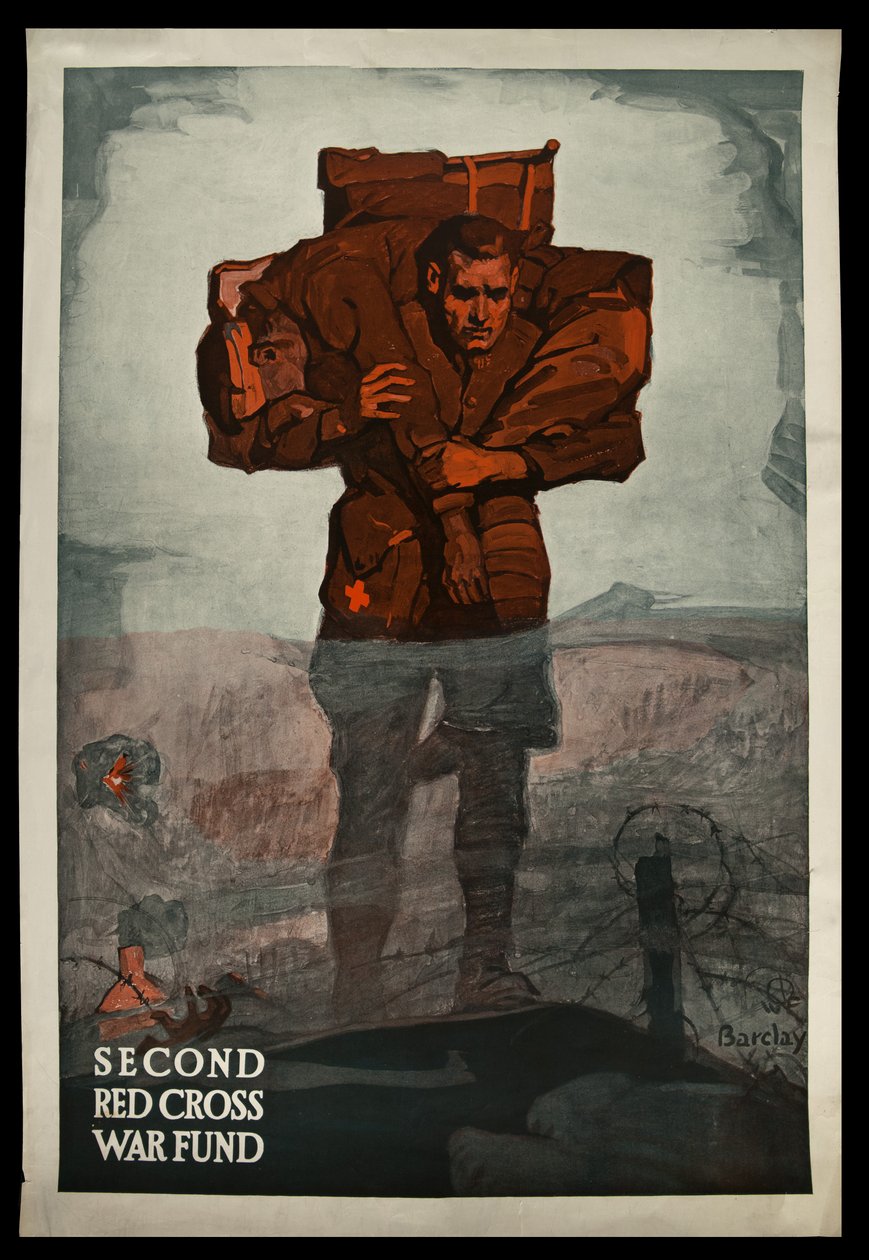 Második Vöröskereszt Háborús Alap, 1917-18 alkotó: McClelland Barclay