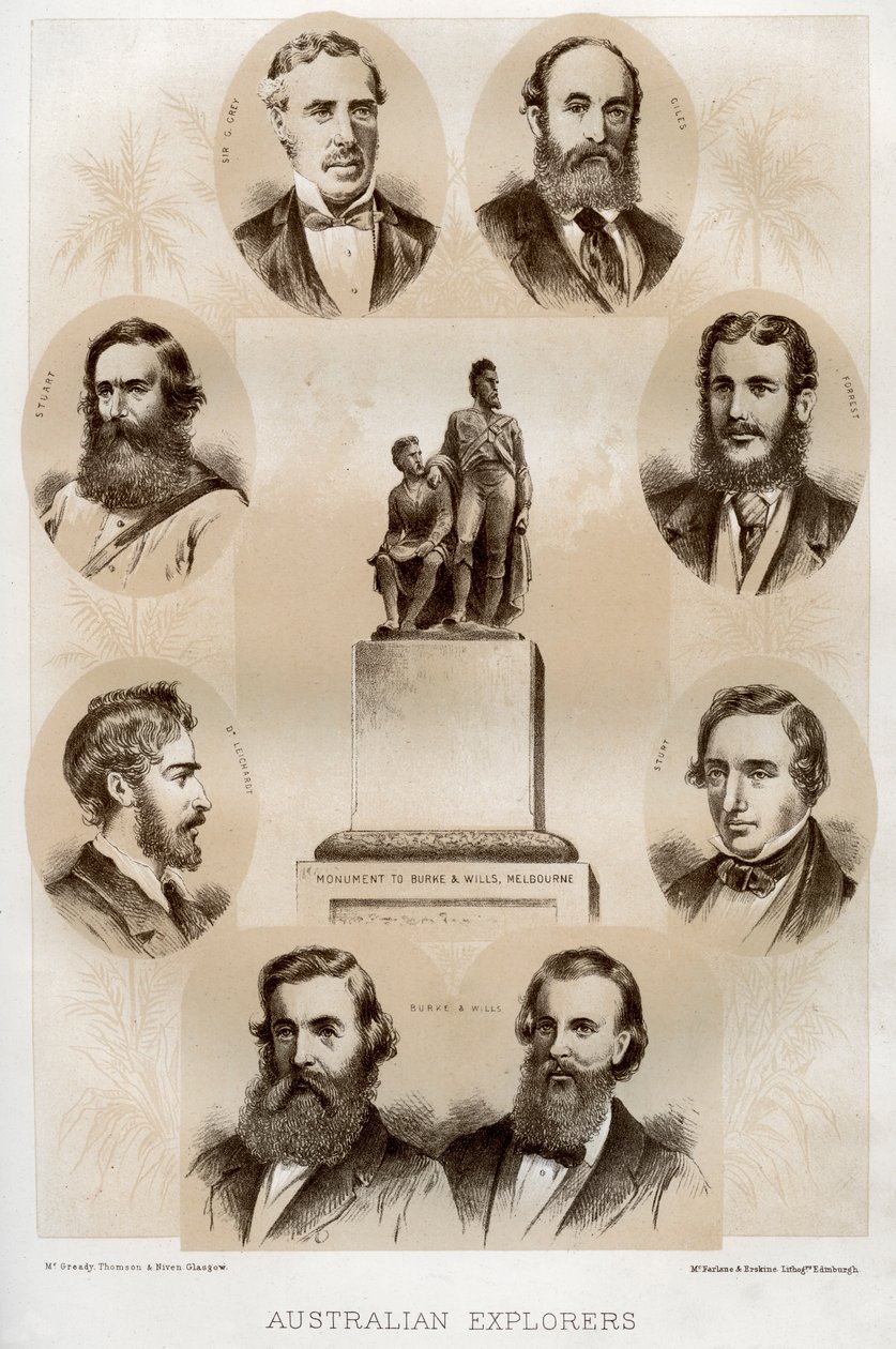 Ausztrál felfedezők, 1879 alkotó: McFarlane and Erskine