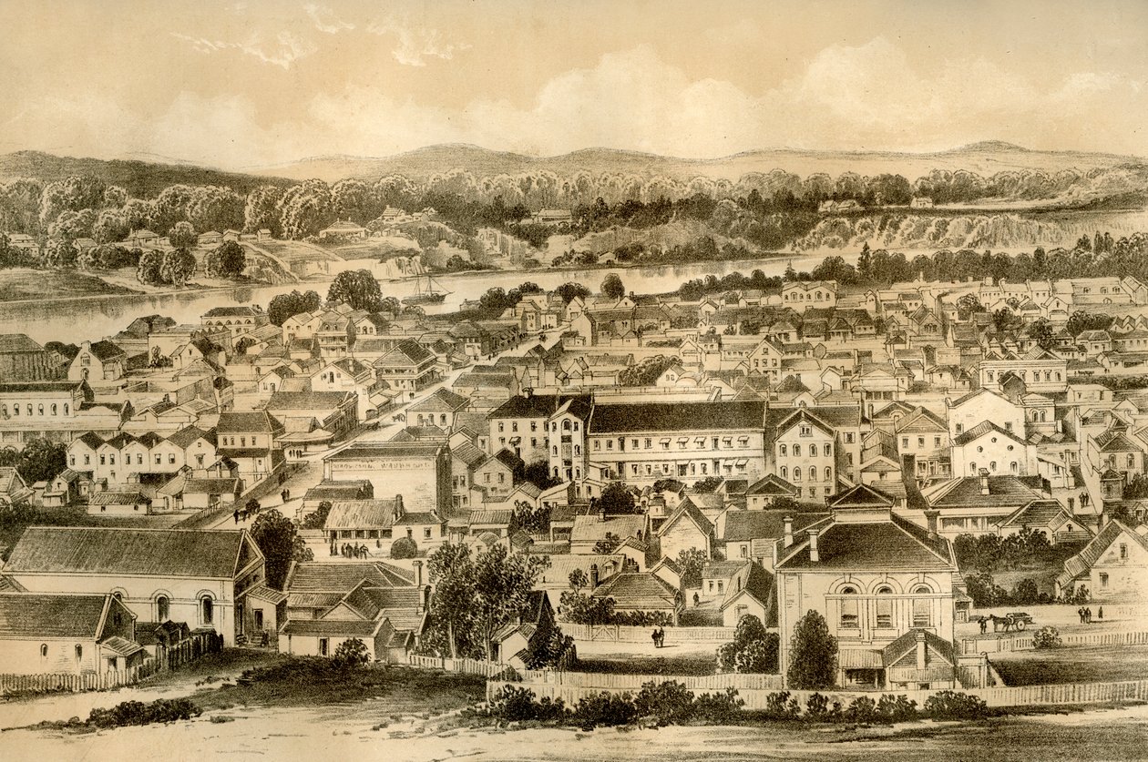 Brisbane, Queensland, Ausztrália, 1879 alkotó: McFarlane and Erskine