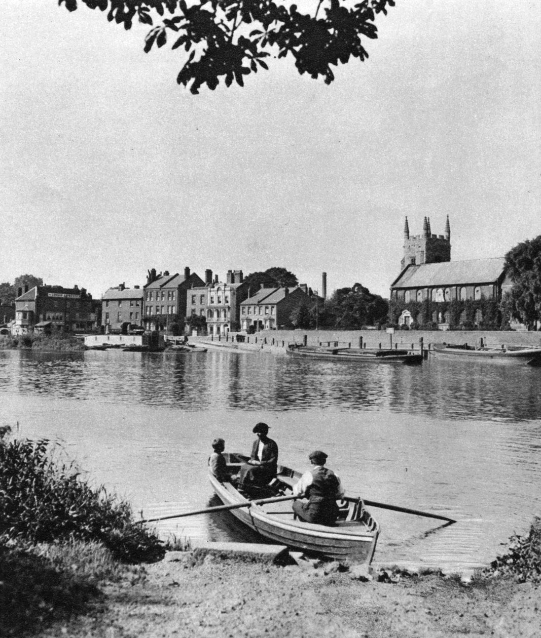 Komp a Temzén a London Apprentice fogadóba, Isleworth, London, 1926-1927. alkotó: McLeish